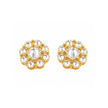 9100412 | 2.83 CTW Brass Moissanite Gold Earring