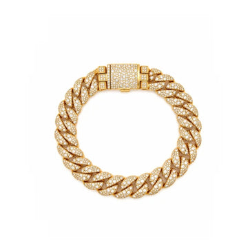 9100172 | 14.01 CTW Brass Moissanite Gold 14mm 8.4