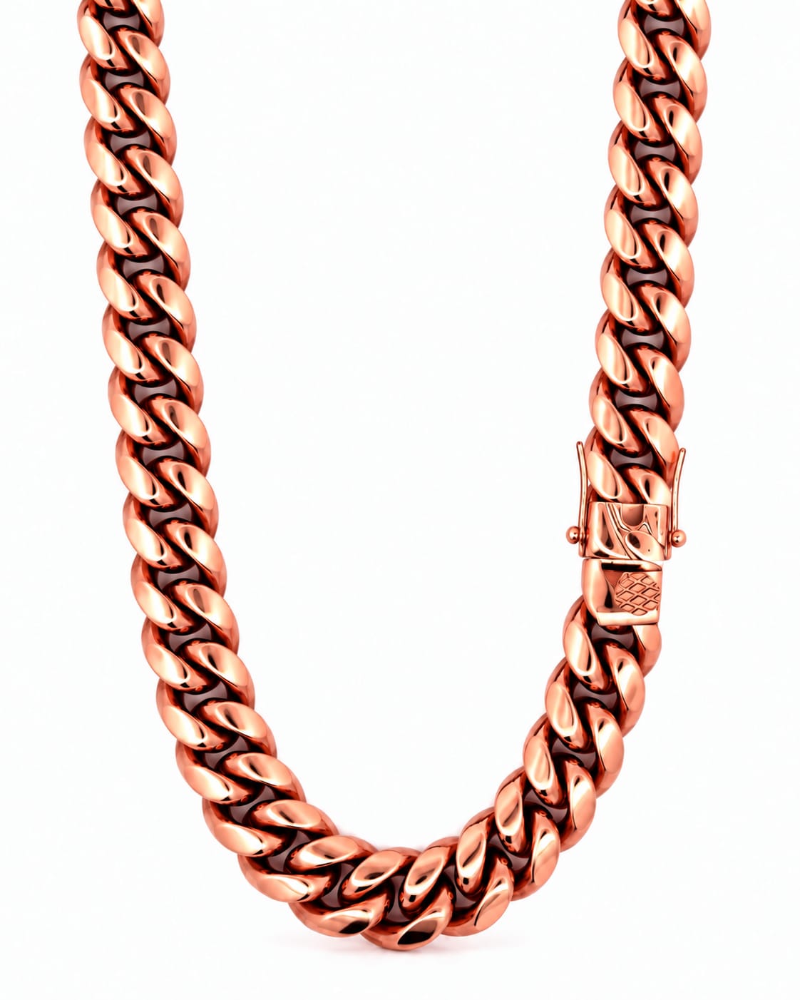 939965 | 12mm Steel Rose Gold Chain