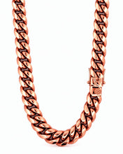 939965 | 12mm Steel Rose Gold Chain
