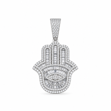 9912091 | 925 Silver Moissanite White Gold Pendant