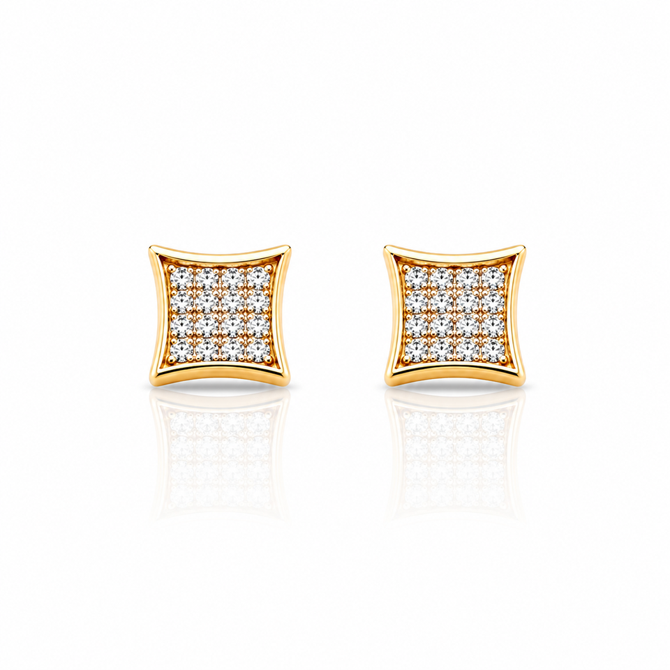 929742 | Silver Gold Earrings