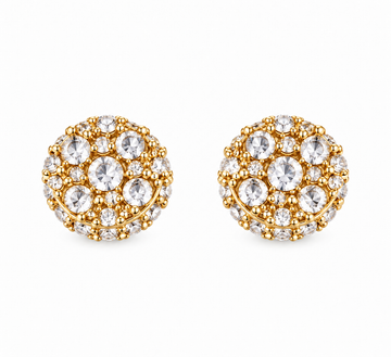 9100252 | 0.95 CTW Brass Moissanite Gold Earring