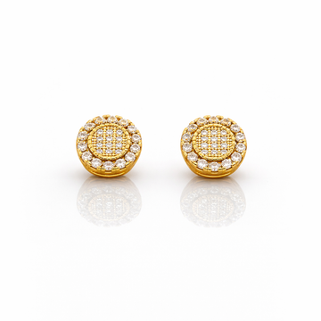 999512 | 925 Moissanite Gold Earring