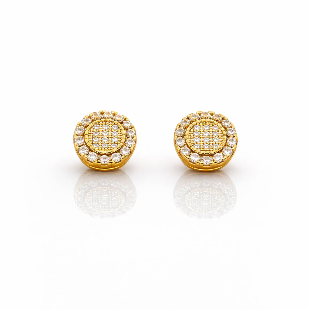 999512 | 925 Moissanite Gold Earring