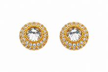 9100312 | 2.00 CTW Brass Moissanite Gold Earring