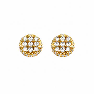 9100392 | 0.87 CTW Brass Moissanite Gold Earring