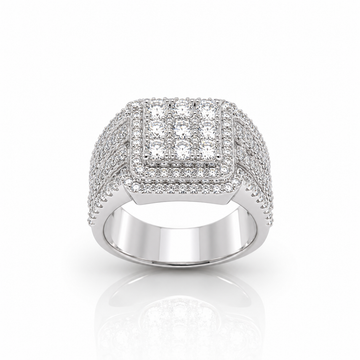 9910831 | 925 Moissanite Rhodium Ring