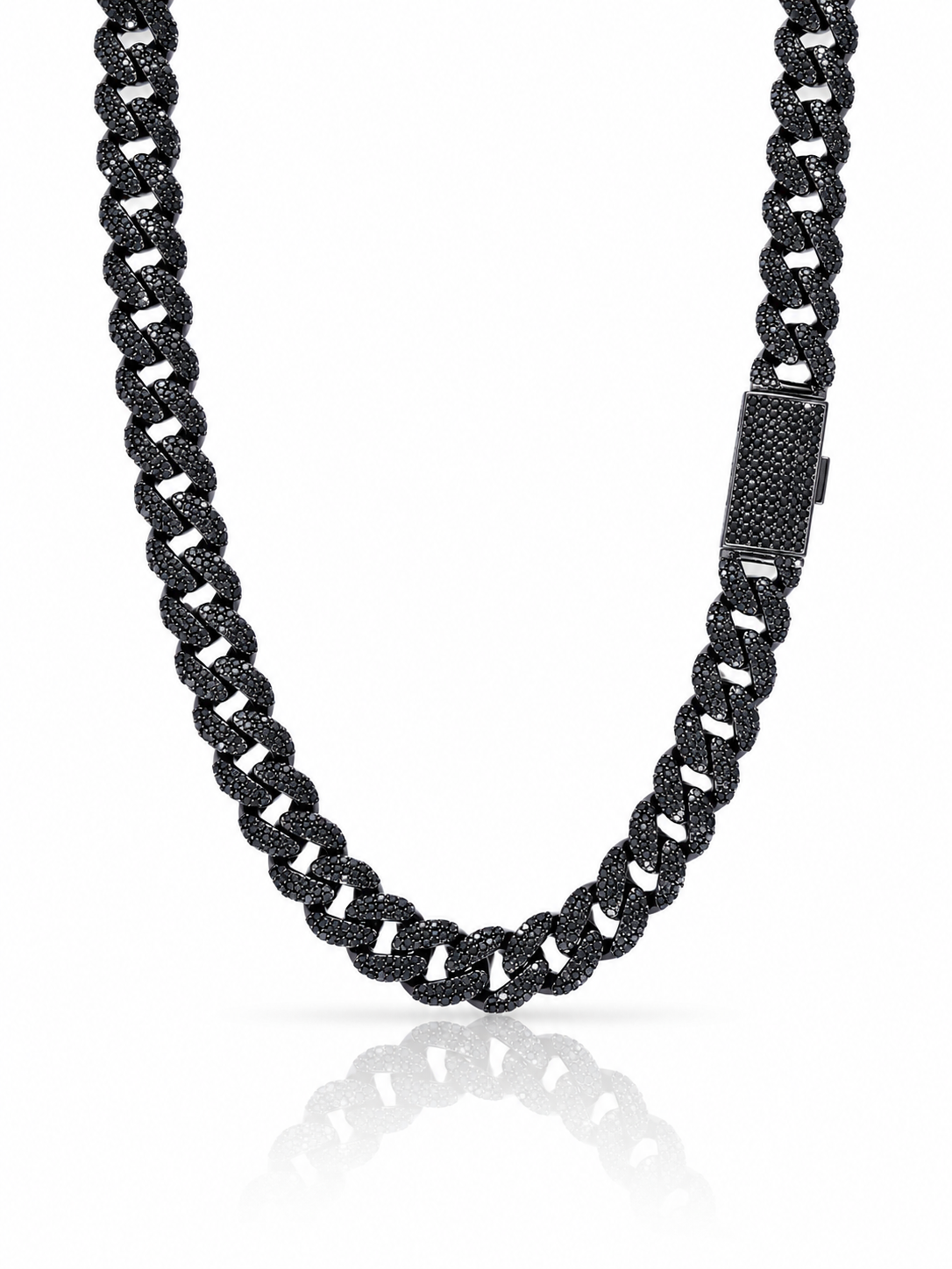 963703 | Brass 10mm 20" Black Stallion Cuban Chain