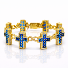 963962 | CZ Brass Gold Bracelet