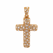 9100222 | 8.00 CTW Brass Moissanite Gold Pendant