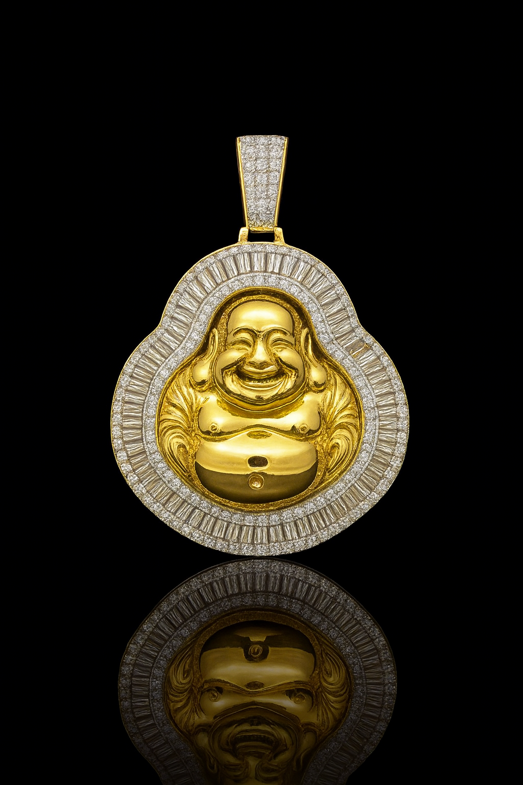 9222382 | 925 Silver CZ Meridian Pendant Gold