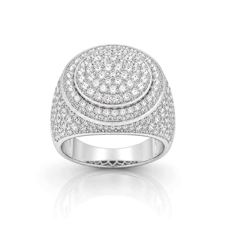 992381 | 925 Moissanite Rhodium Ring
