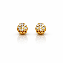 999662 | 925 Moissanite Gold Earring