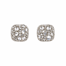 9100271 | 1.02 CTW Brass Moissanite Rhodium Earring