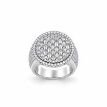 9912371 | 3.51 CTW 925 Silver Moissanite Rhodium Ring