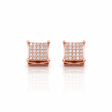 928255 | Silver Rose Gold Earrings