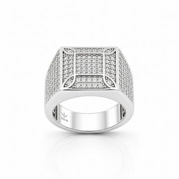 9911541 | 925 Moissanite Rhodium Ring