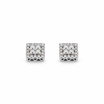 992201 | 925 Moissanite Rhodium Earring
