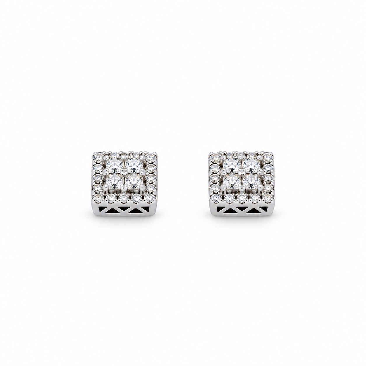 992201 | 925 Moissanite Rhodium Earring