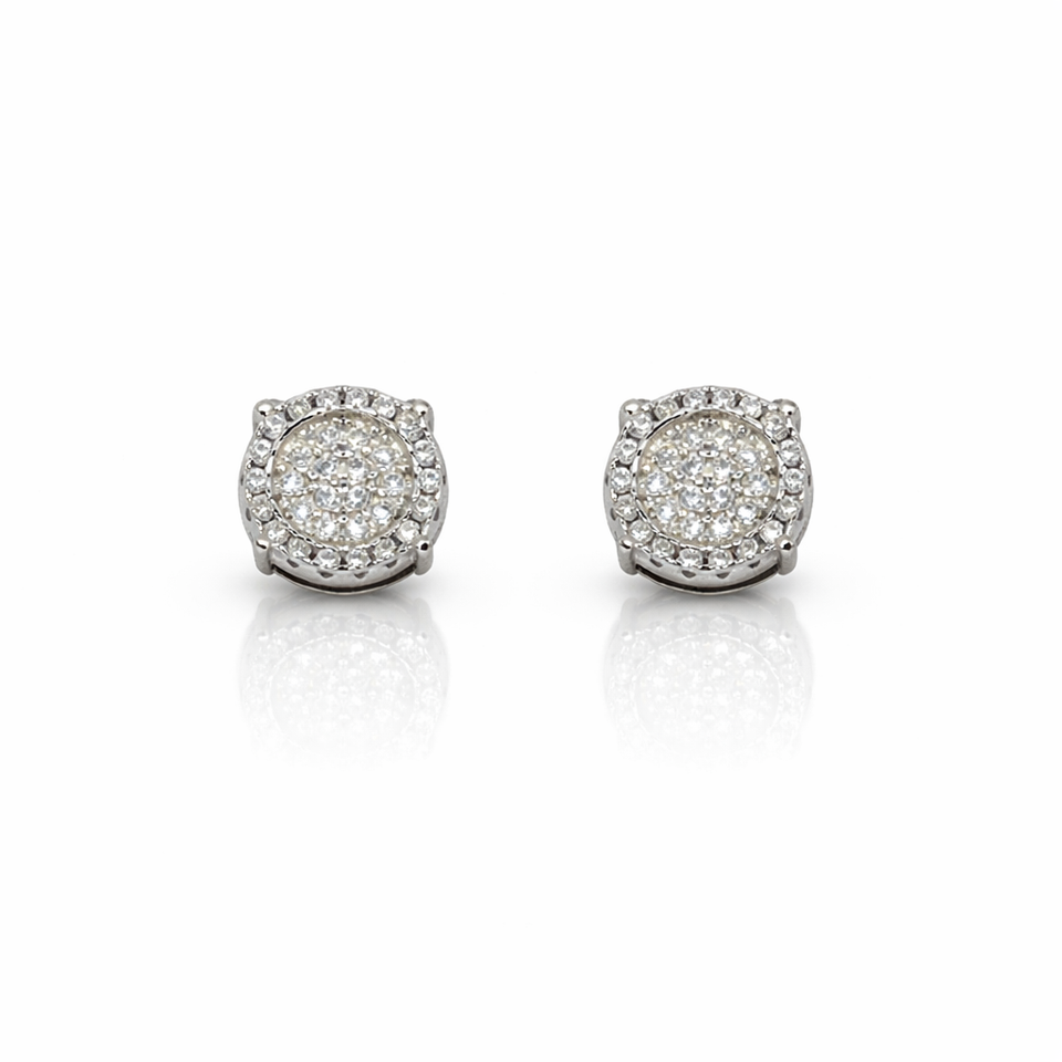 999581 | 925 Moissanite Rhodium Earring