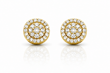999492 | 925 Moissanite Gold Earring