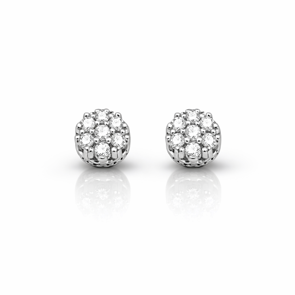 999661 | 925 Moissanite Rhodium Earring