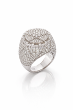 9910081 | 6.6ctw VVS/D 925 Moissanite Rhodium Ring