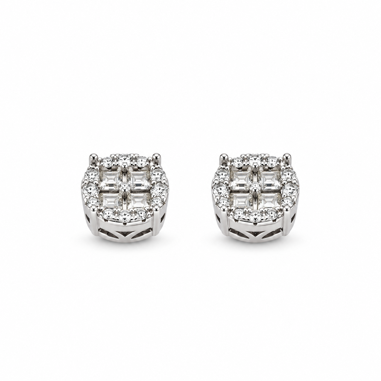 992191 | 925 Moissanite Rhodium Earring