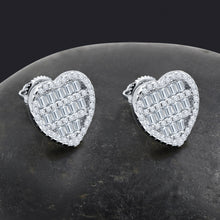 HEART-SHAPED MOISSANITE STUD EARRINGS |  994681