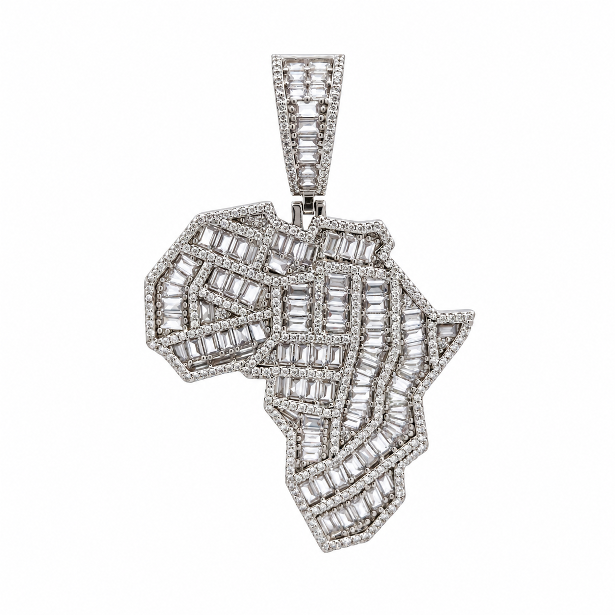 916911 | Brass Rhodium Pendant
