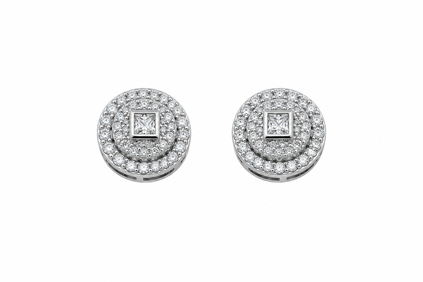 9911871 | 925 Moissanite Rhodium Earring