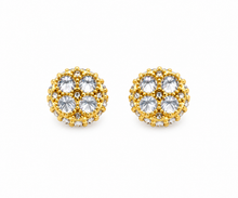 9100262 | 1.01 CTW Brass Moissanite Gold Earring