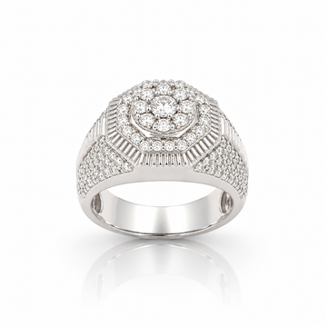 996331 | 925 Moissanite Rhodium Ring