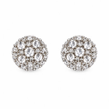 9100251 | 0.95 CTW Brass Moissanite Rhodium Earring