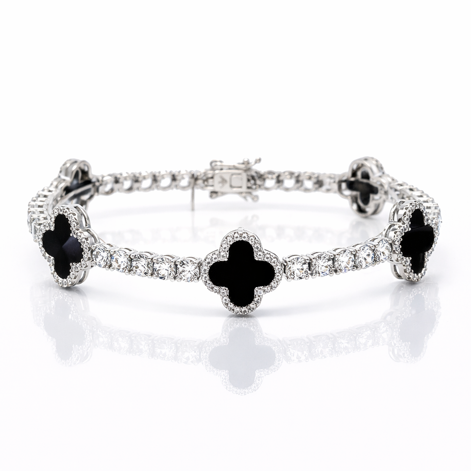 963861 | CZ Rhodium Bracelet