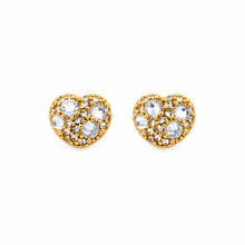 9100362 | 0.85 CTW Brass Moissanite Gold Earring
