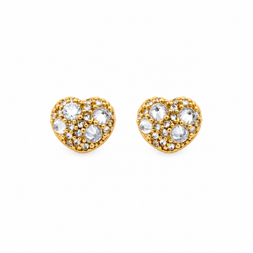 9100362 | 0.85 CTW Brass Moissanite Gold Earring