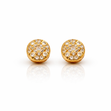 999672 | 925 Moissanite Gold Earring