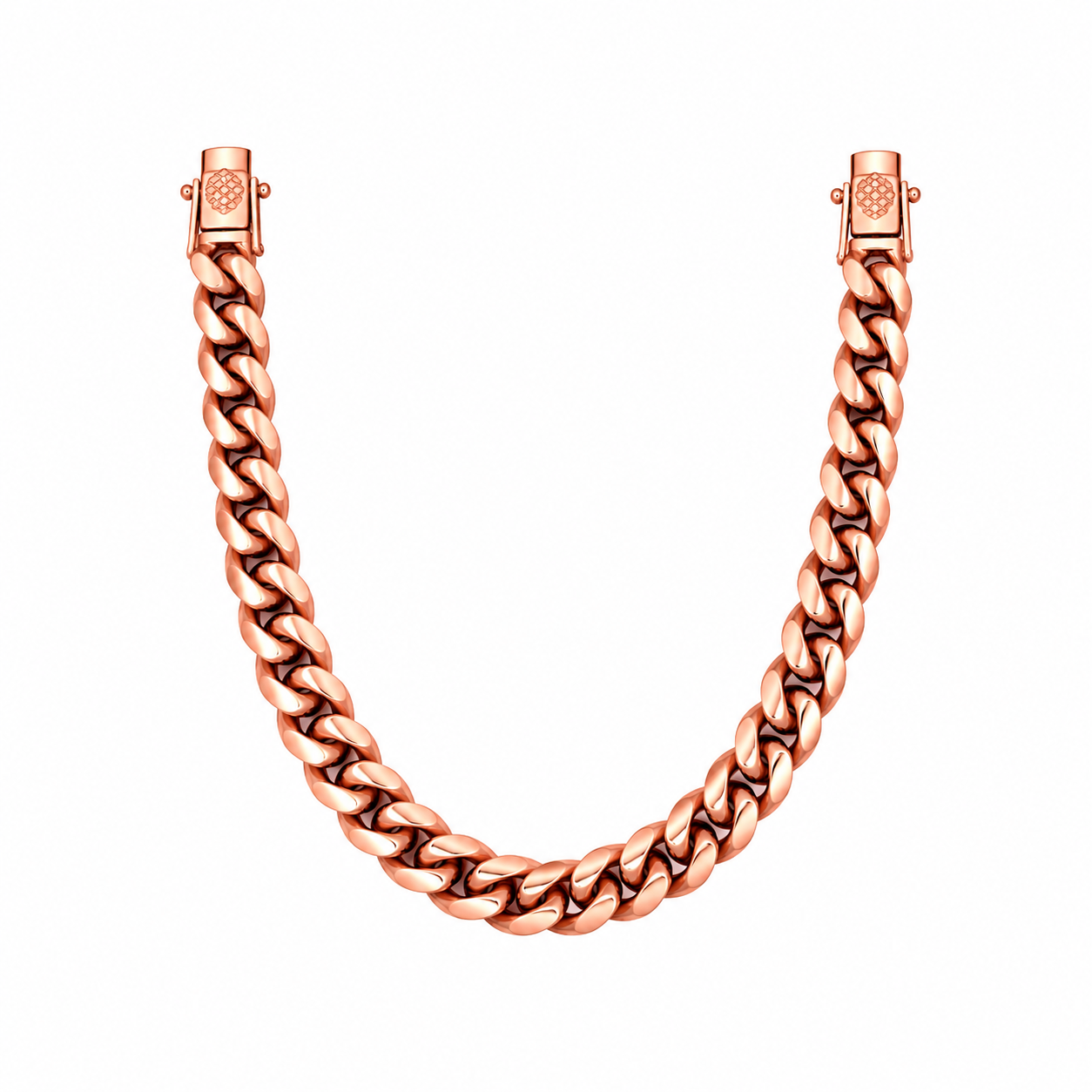 939965 | 12mm Steel Rose Gold Chain