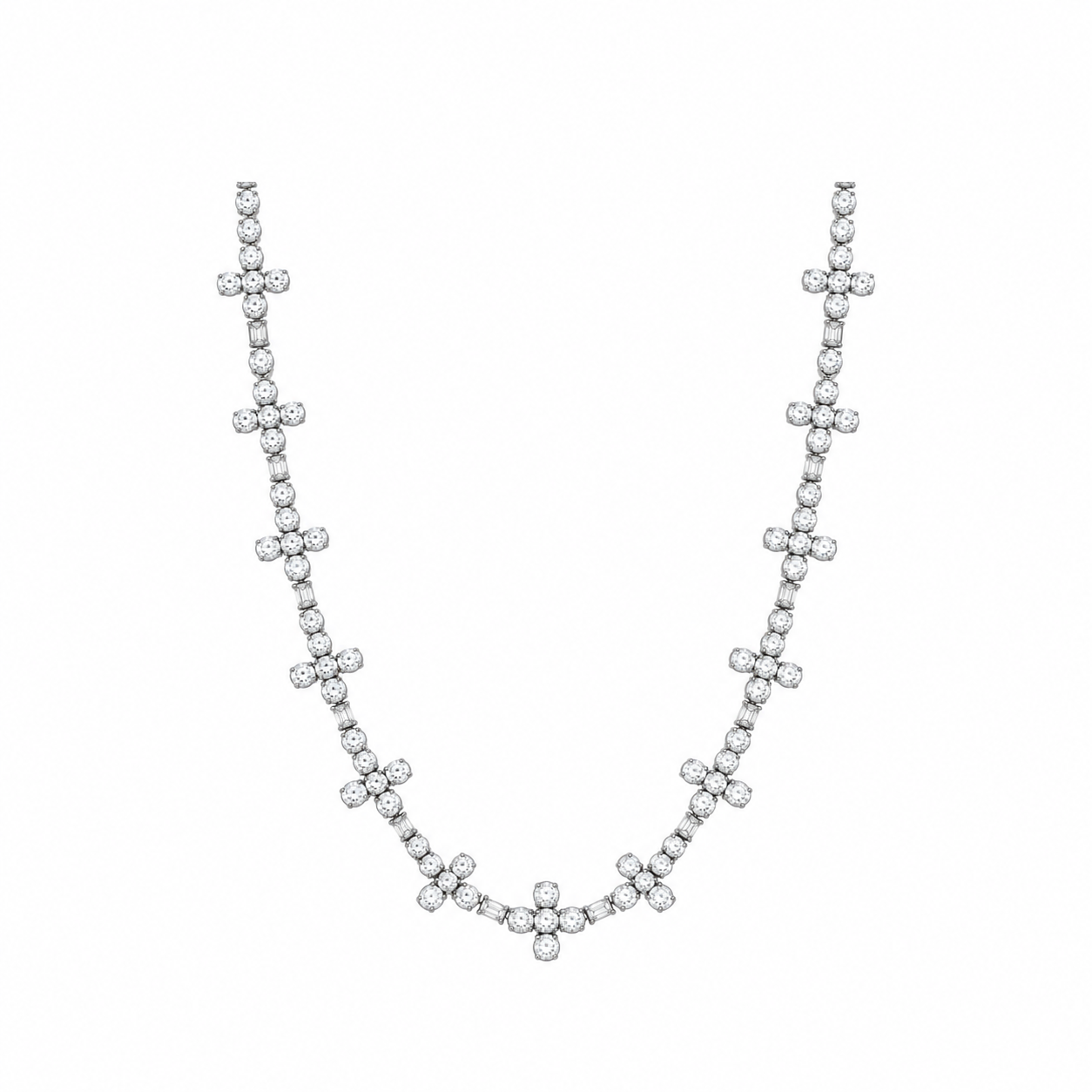 9911591 | 925 Moissanite Rhodium Chain