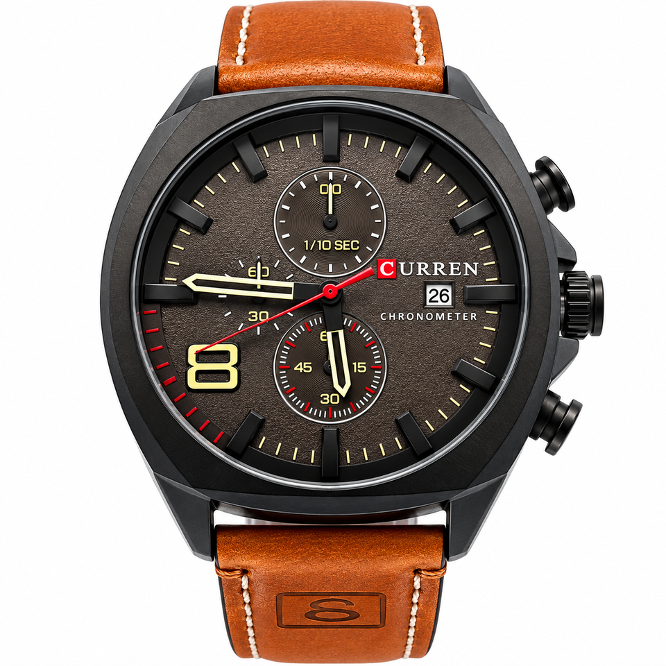 5411429 | Executive Leather Brown Watch