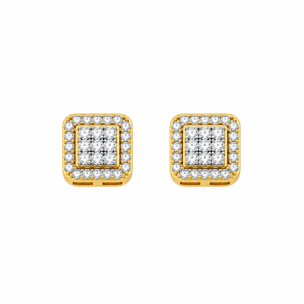 9911882 | 925 Moissanite Gold Earring