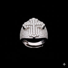 9910711 | 925 Silver Moissanite Rhodium Ring