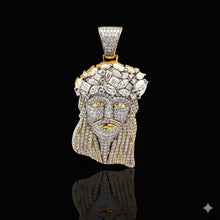 ZAYA 4.91 CTW 925 CZ MOISSANITE GOLD ICED OUT PENDANT I 994582