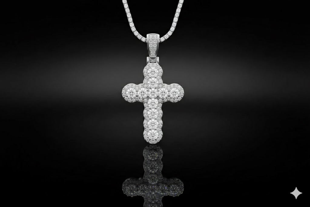 980331 980331 | 925 LGD Diamond Rhodium Pendant – Watches International, LLC