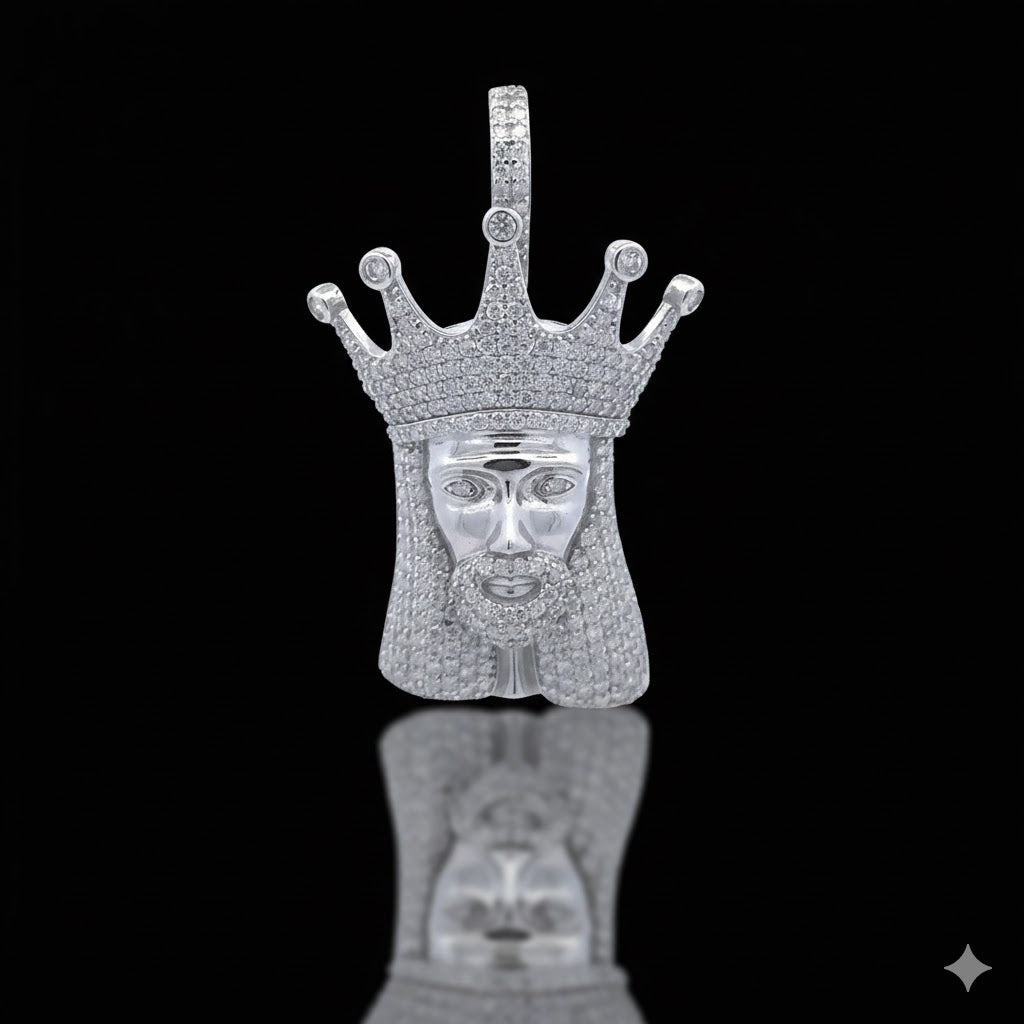 AVENYX 3.4 CTW 925 CZ MOISSANITE RHODIUM PENDANT I 996261