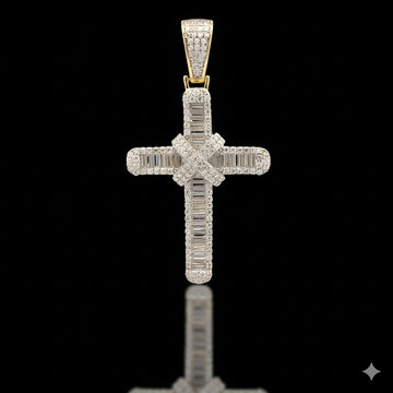 ORENDA 2.25 CTW 925 CZ MOISSANITE GOLD PENDANT I 996182