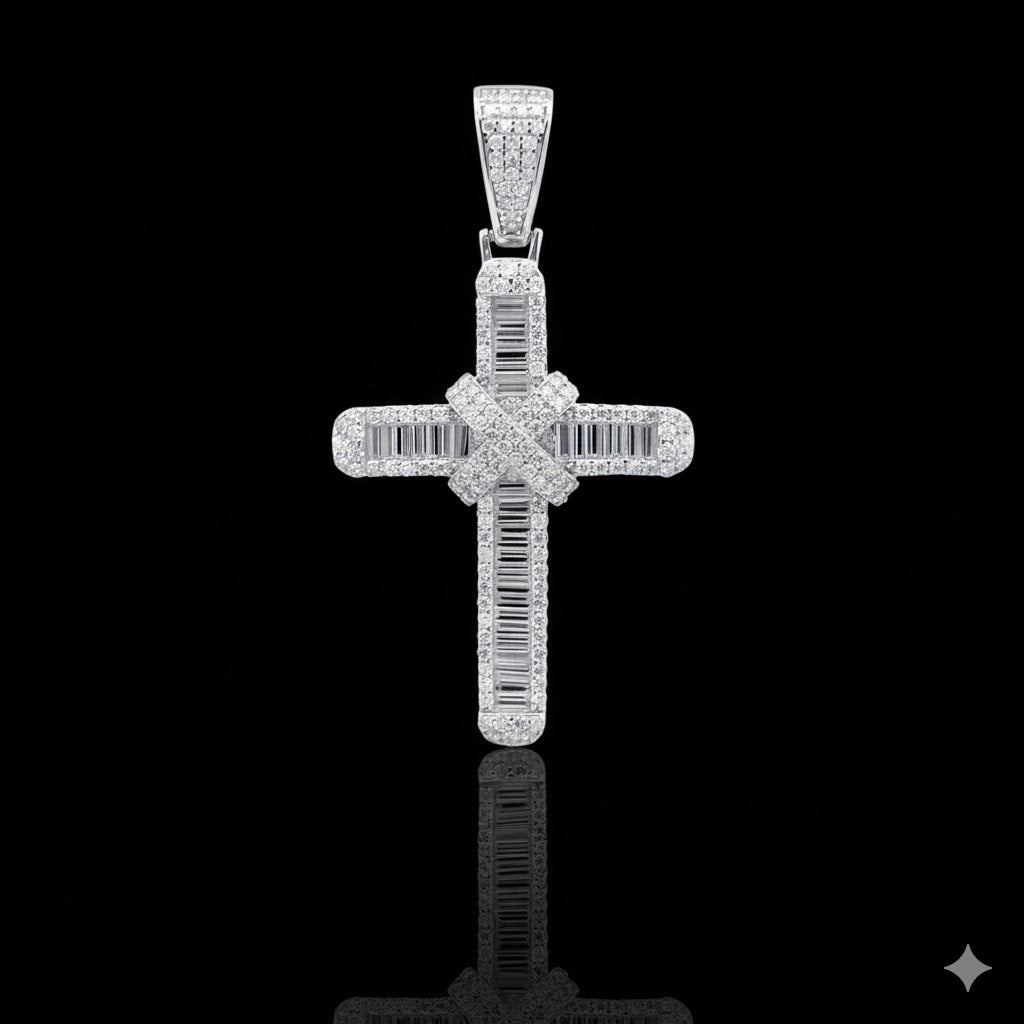 ORENDA 2.24 CTW 925 CZ MOISSANITE RHODIUM PENDANT I 996181