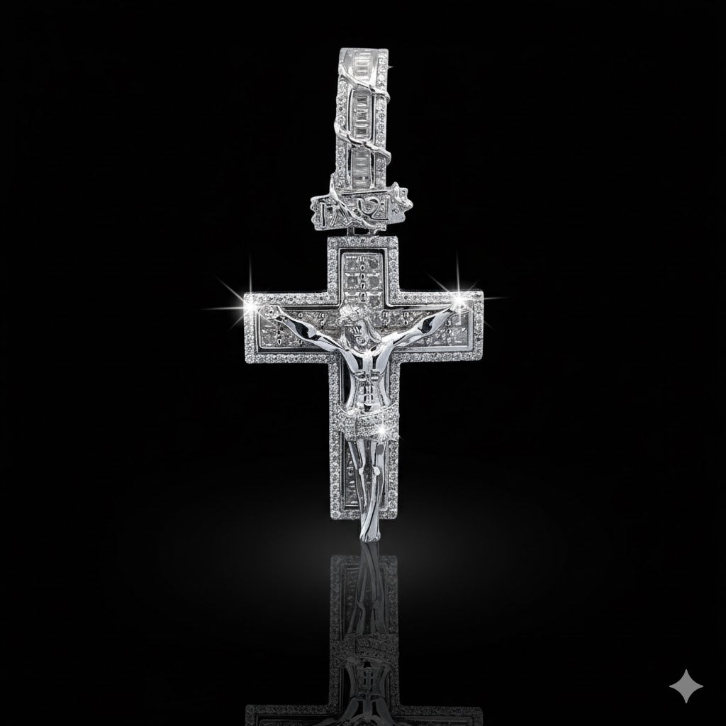 VAGABOND 2.61 CTW 925 CZ MOISSANITE RHODIUM PENDANT I 995801